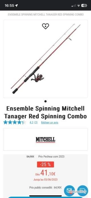 MITCHELL Canne à Pêche 1 MITCHELL Canne à Pêche