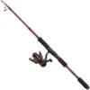 ENSEMBLE SPINNING TÉLESCOPIQUE MITCHELL TANAGER RED SPINNING COMBO